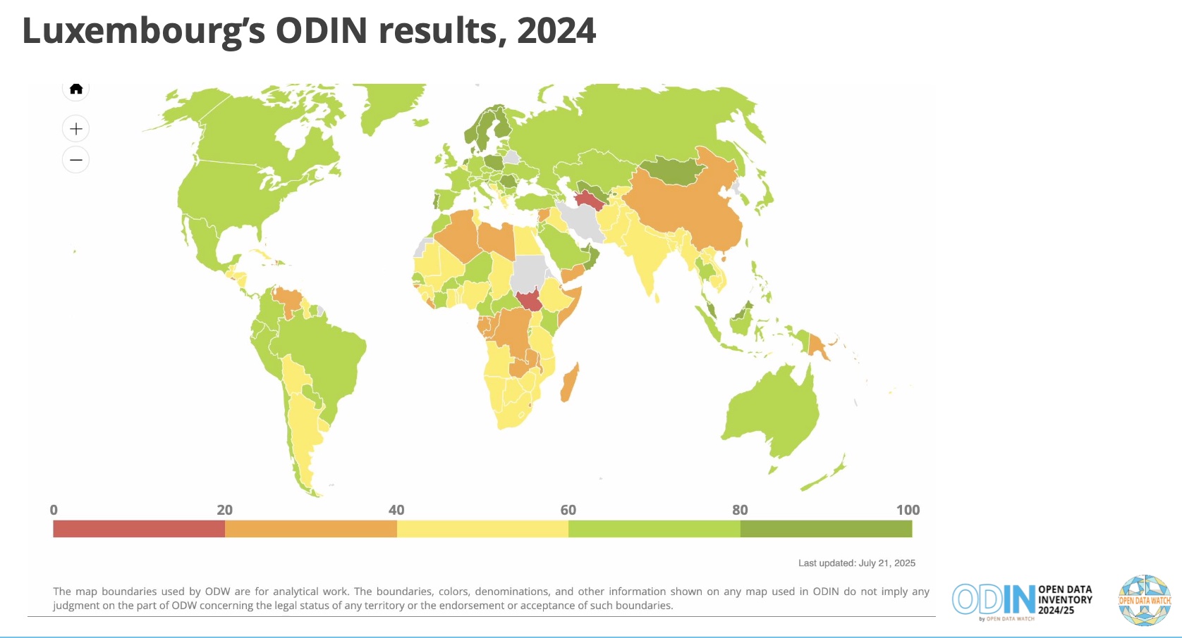 Luxemburgs ODIN-Ergebnisse, 2024